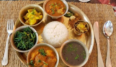 Nepali food coooking course